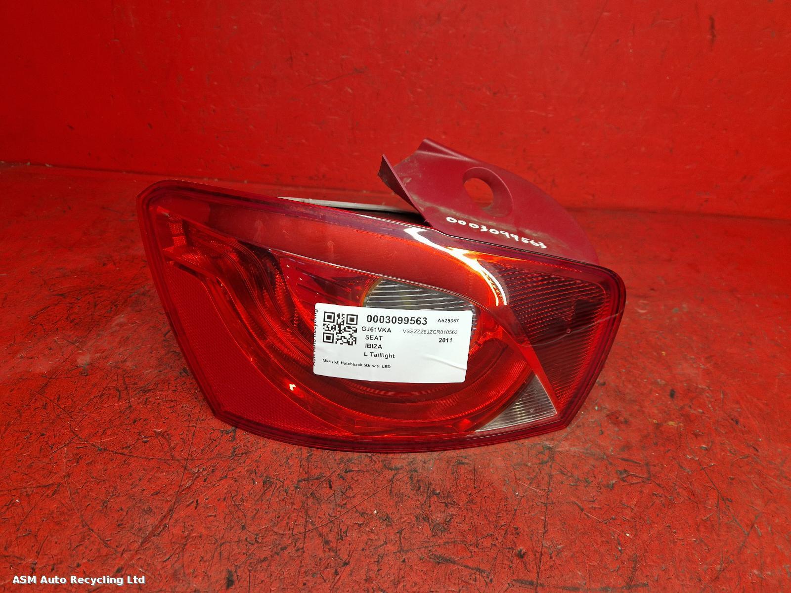 View Auto part L Taillight Seat Ibiza 2011