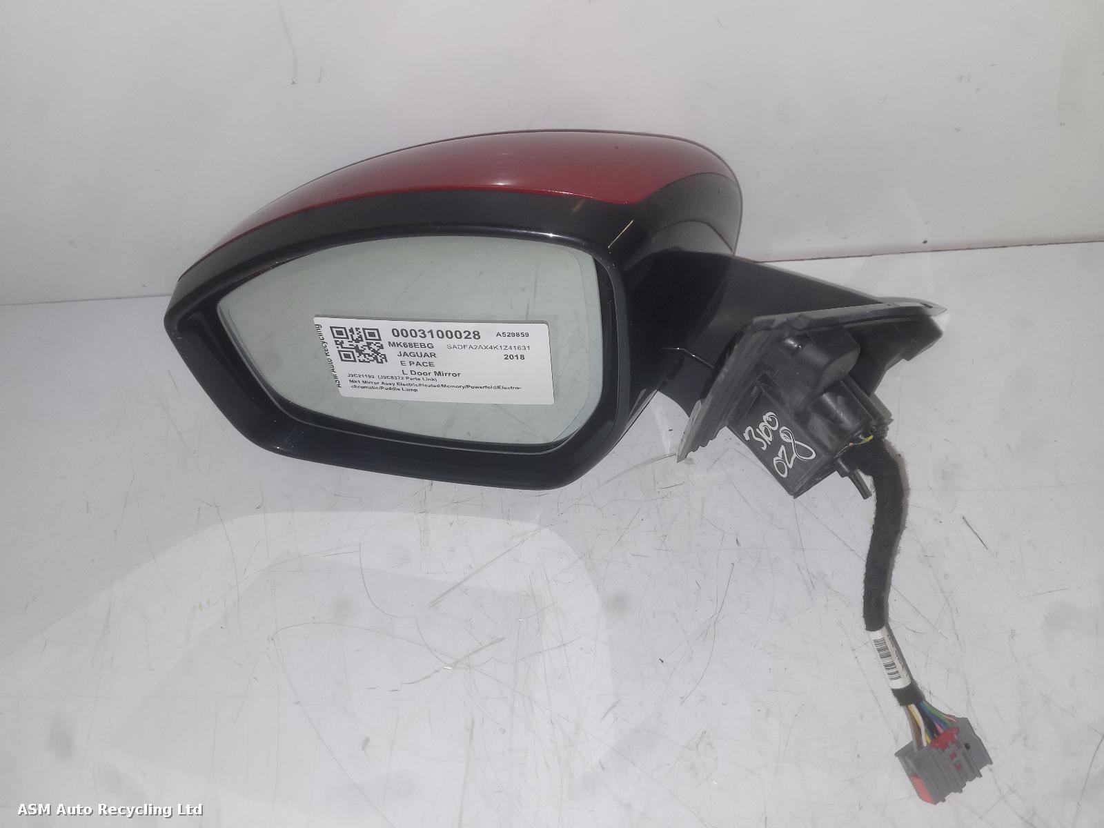 View Auto part L Door Mirror Jaguar E Pace 2018