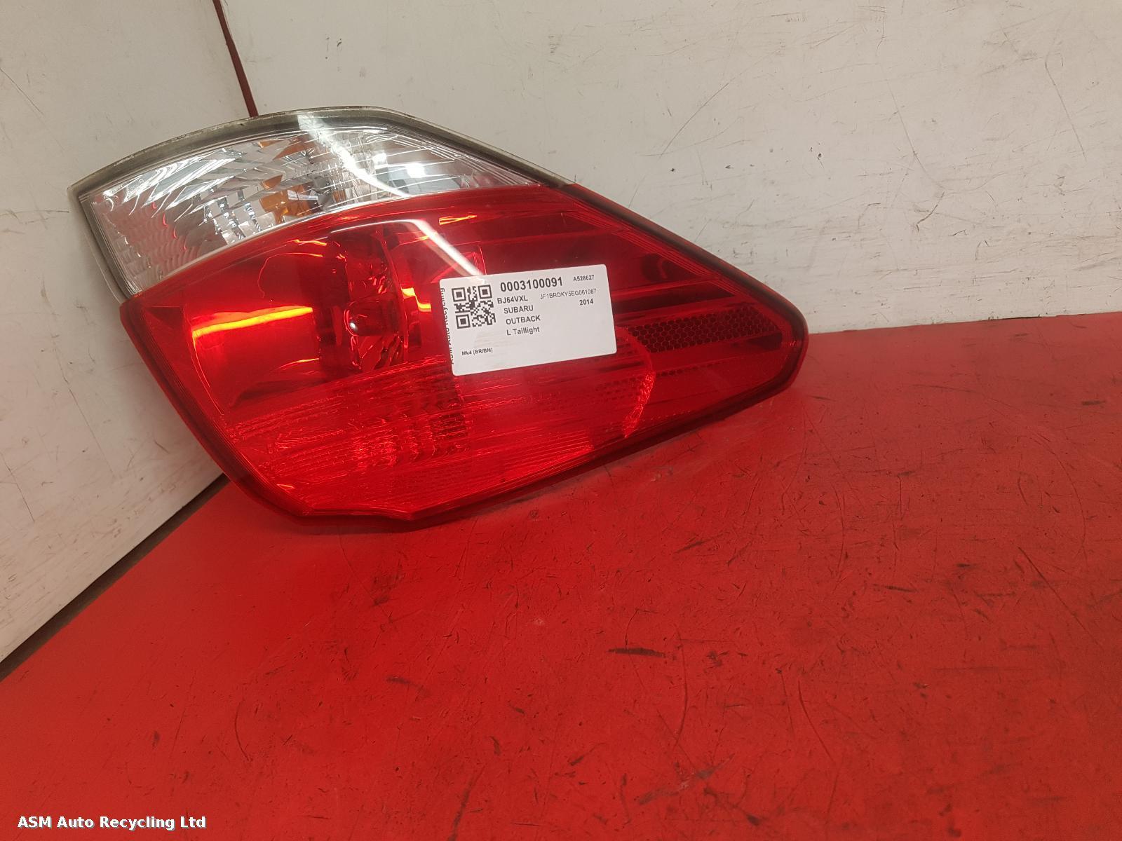 View Auto part L Taillight Subaru Outback 2014