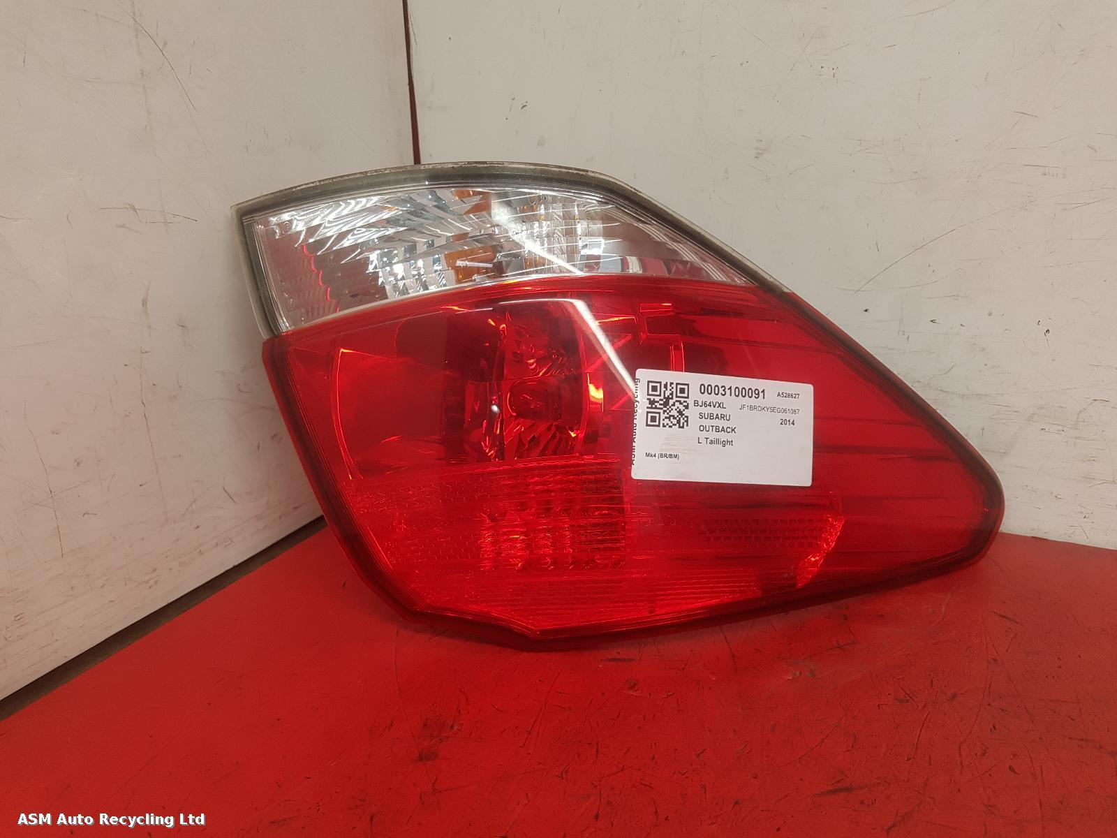 View Auto part L Taillight Subaru Outback 2014