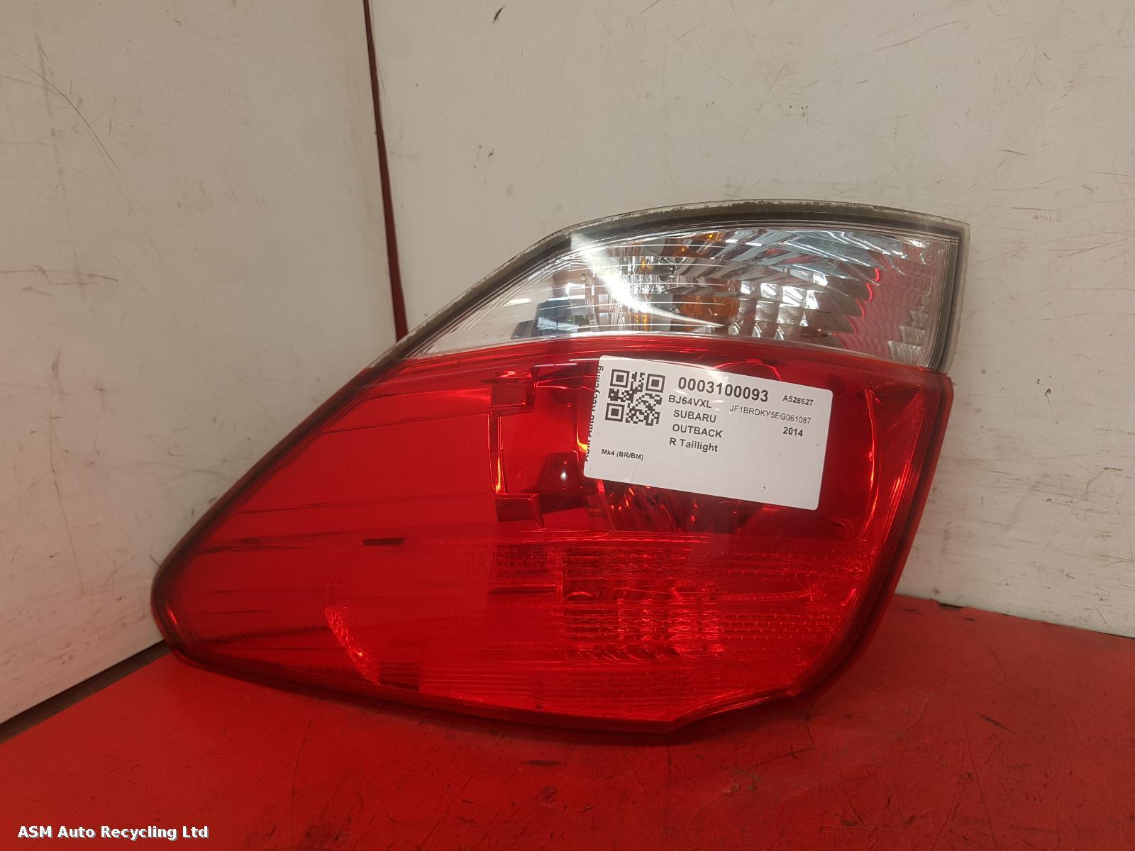 View Auto part R Taillight Subaru Outback 2014