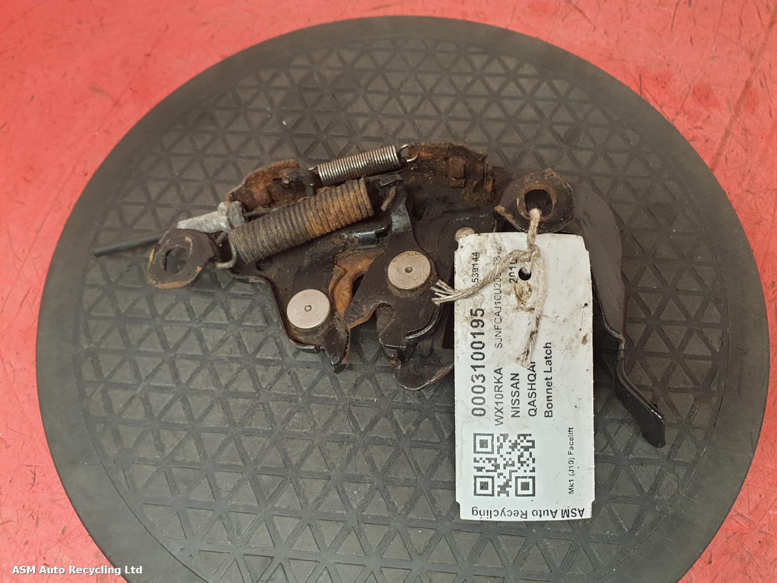 View Auto part Bonnet Latch Nissan Qashqai 2010