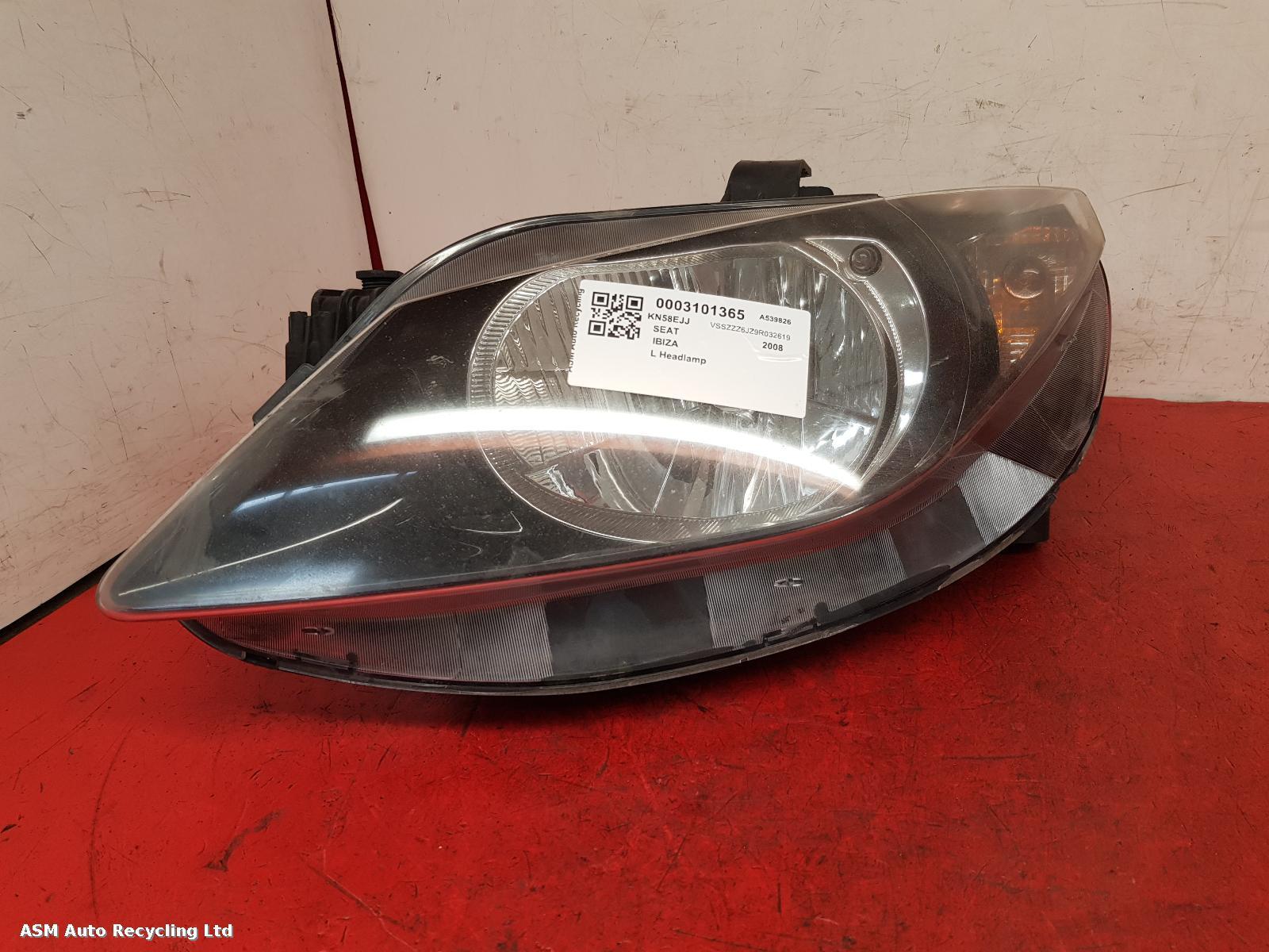 View Auto part L Headlamp Seat Ibiza 2008