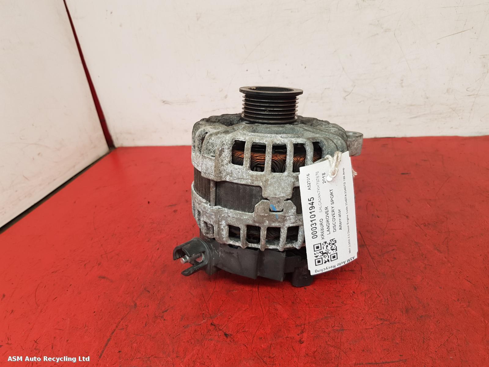 View Auto part Alternator Land Rover Discovery Sport 2018