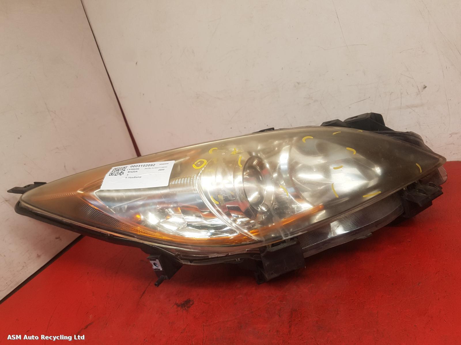 View Auto part R Headlamp Mazda 3  2009