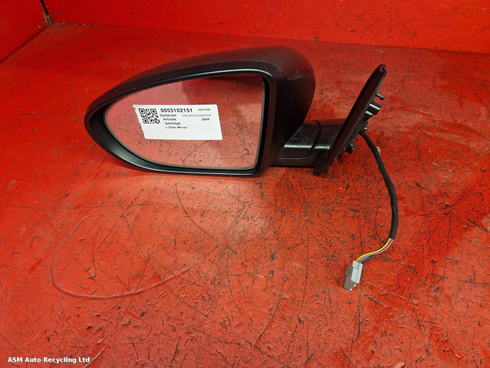 View Auto part L Door Mirror Nissan Qashqai 2009