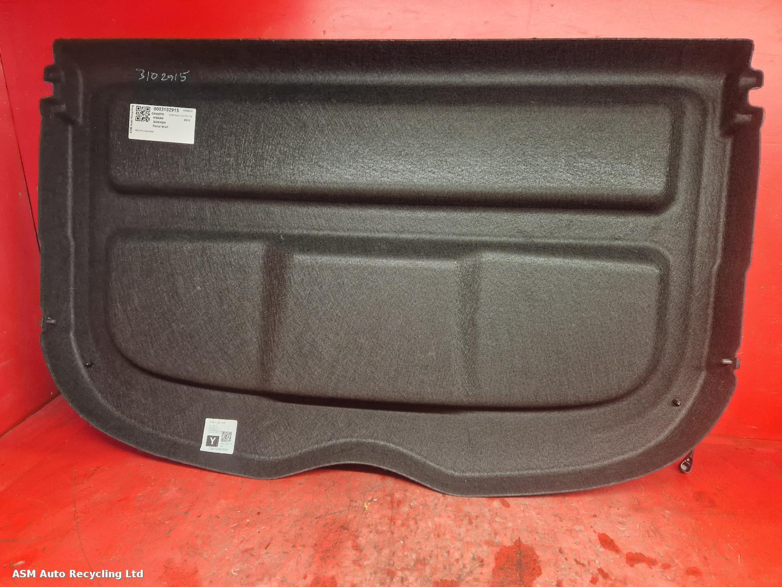 View Auto part Parcel Shelf Nissan Qashqai 2016