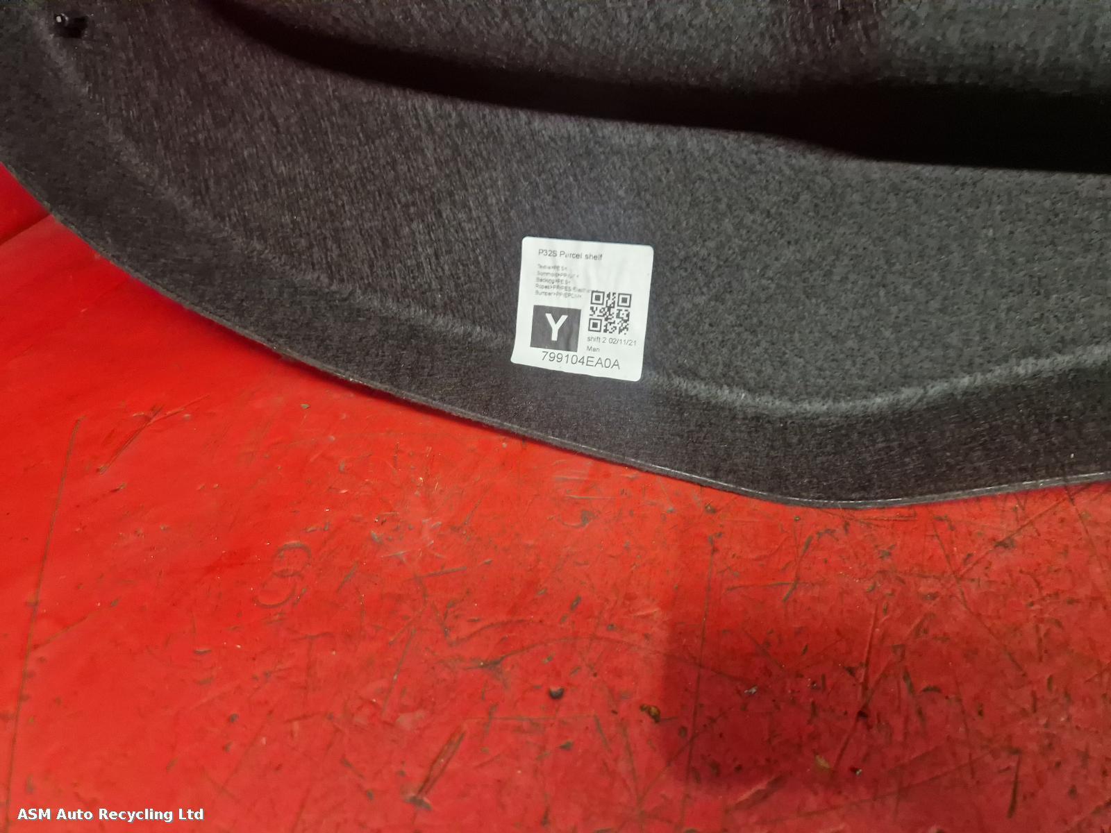 View Auto part Parcel Shelf Nissan Qashqai 2016