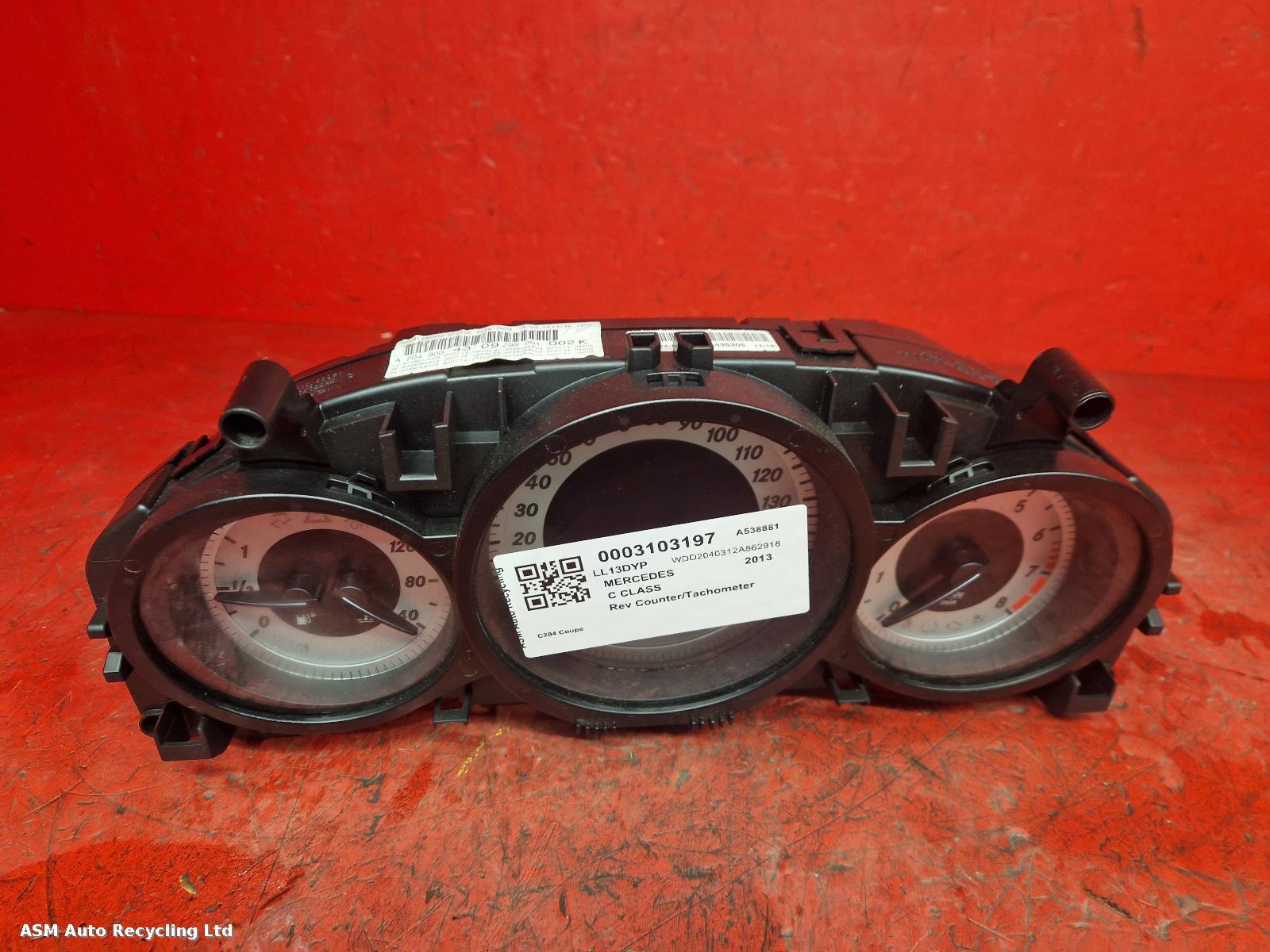 View Auto part Speedometer Mercedes C Class 2013