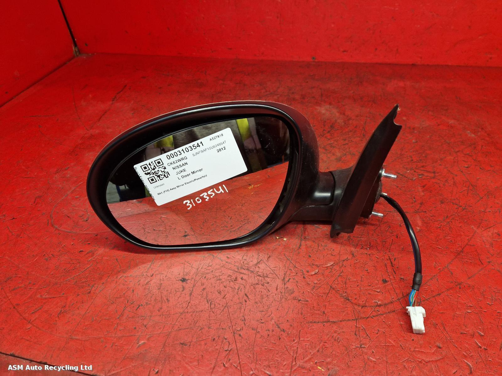 View Auto part L Door Mirror Nissan Juke 2012