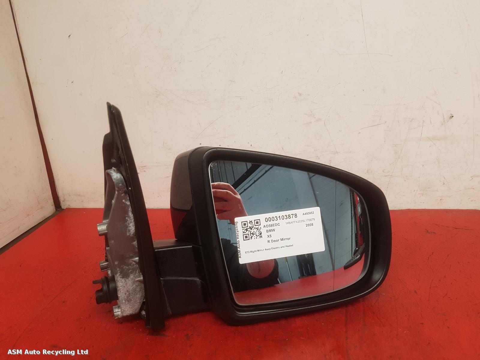 View Auto part R Door Mirror Bmw X5 2008