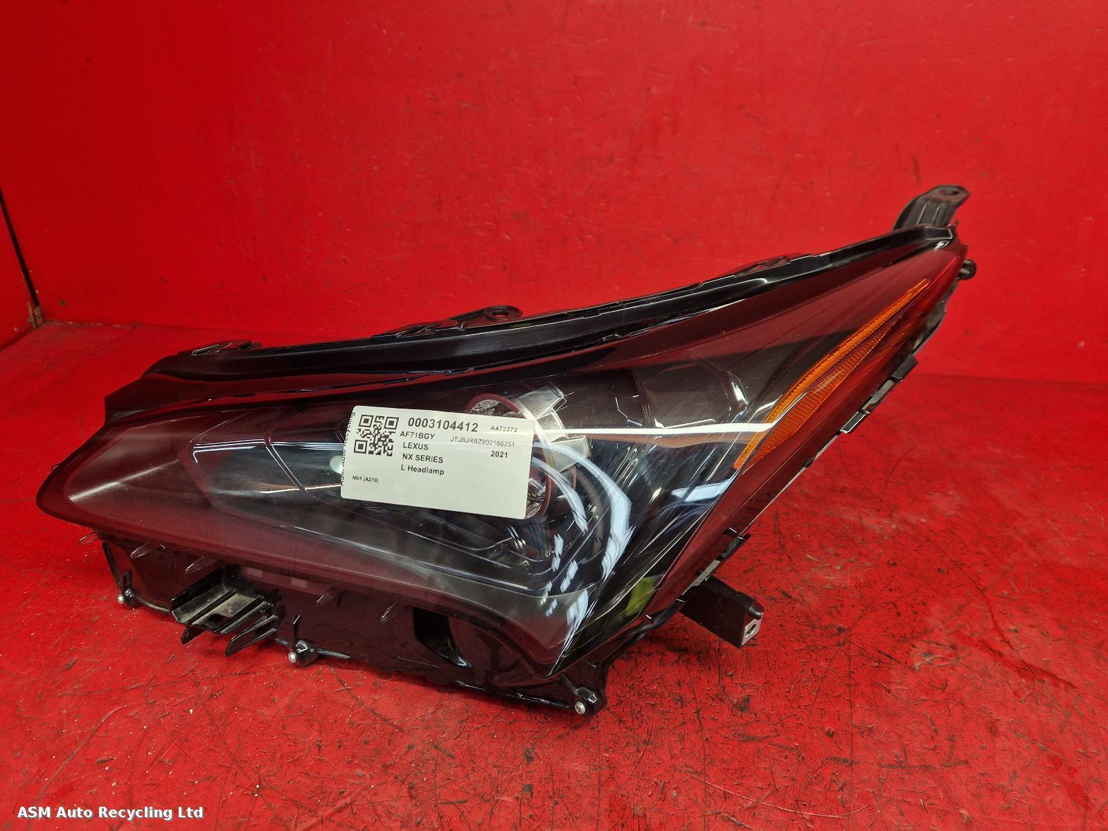 View Auto part L Headlamp Lexus Nx Series 2021