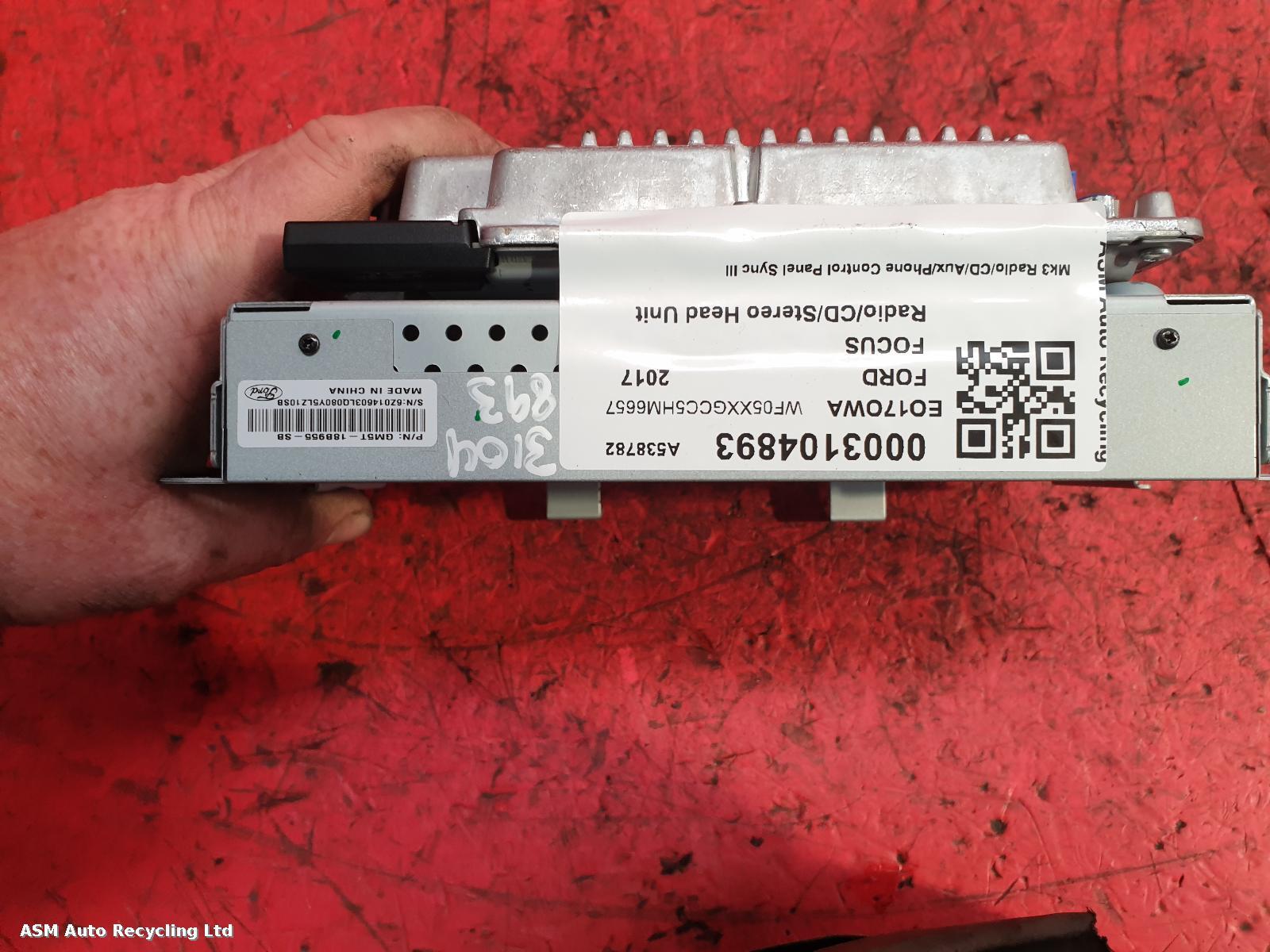 View Auto part A/V Equipment Ford Focus 2017