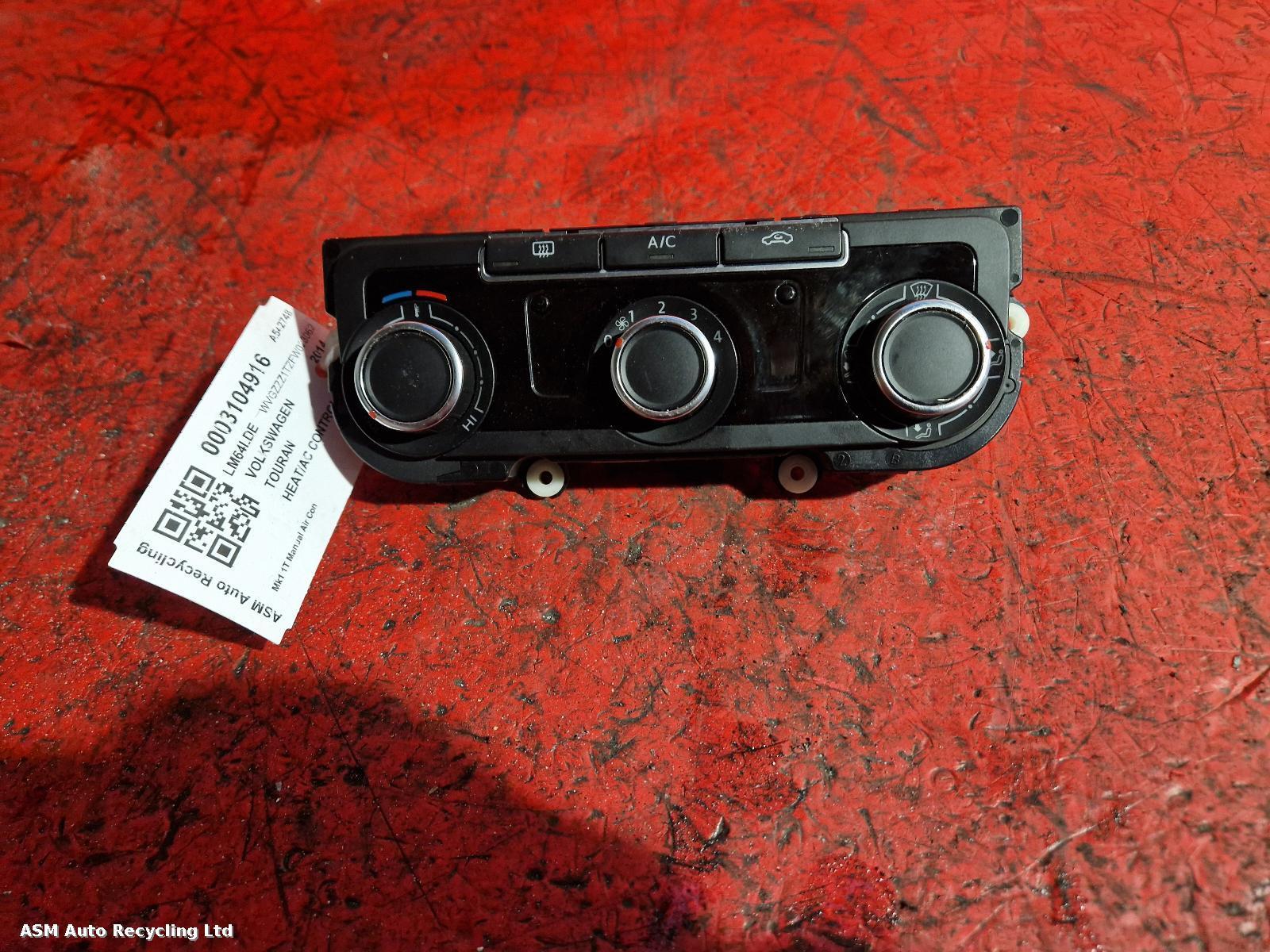 View Auto part Heater/AC Controller Volkswagen Touran 2014