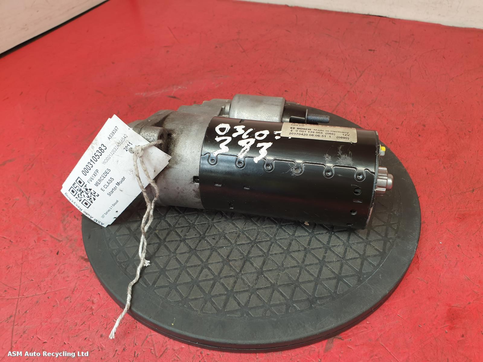 View Auto part Starter Motor Mercedes E Class 2011