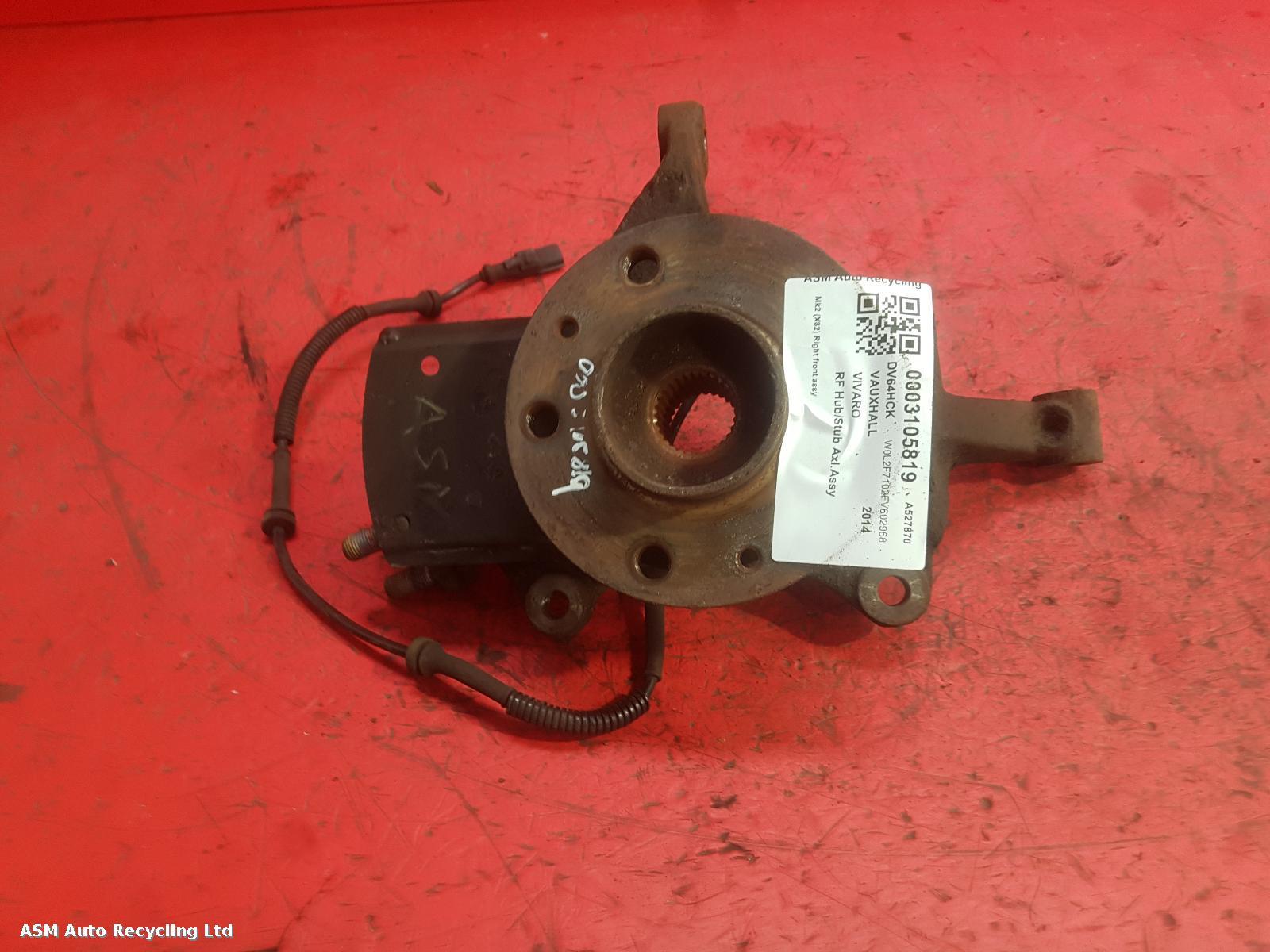 View Auto part RF Hub/Stub Axle Assembly Vauxhall Vivaro 2014