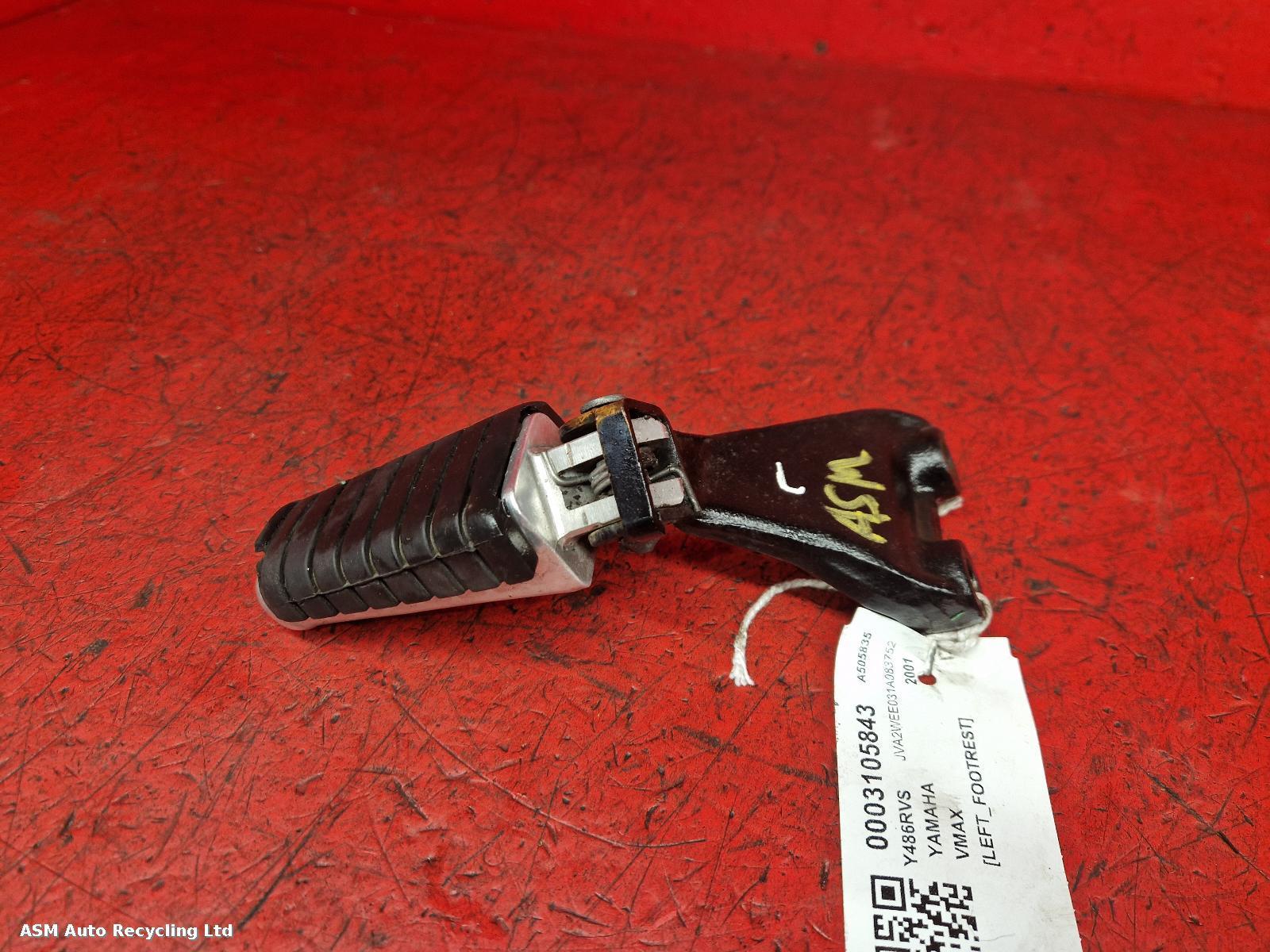 View Auto part Left Footrest Yamaha Vmax 1200 2001