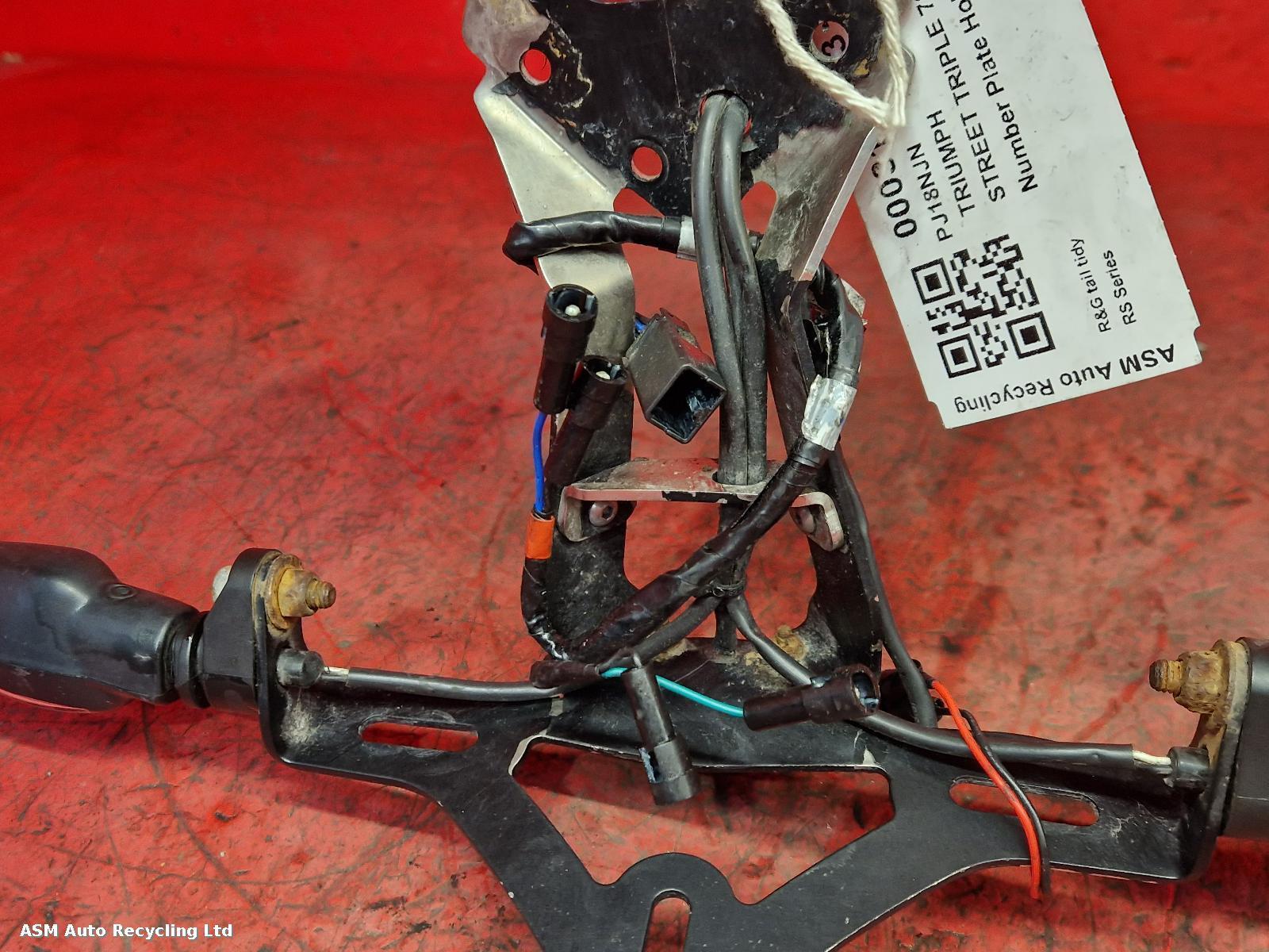 View Auto part Number Plate Holder Triumph Street Triple 765 2018