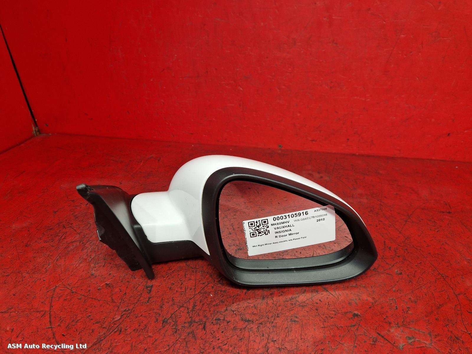 View Auto part R Door Mirror Vauxhall Insignia 2010
