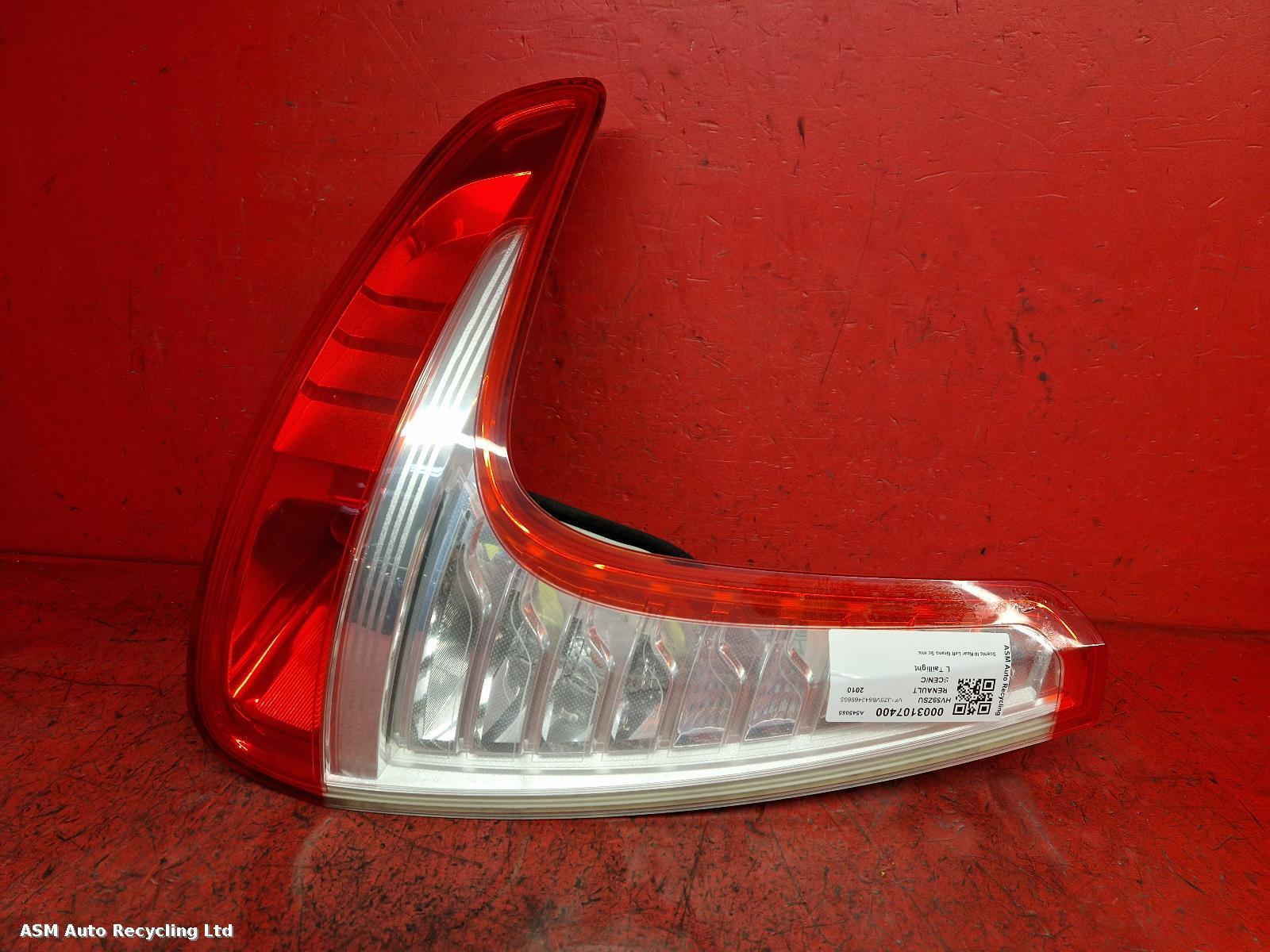View Auto part L Taillight Renault Scenic 2010