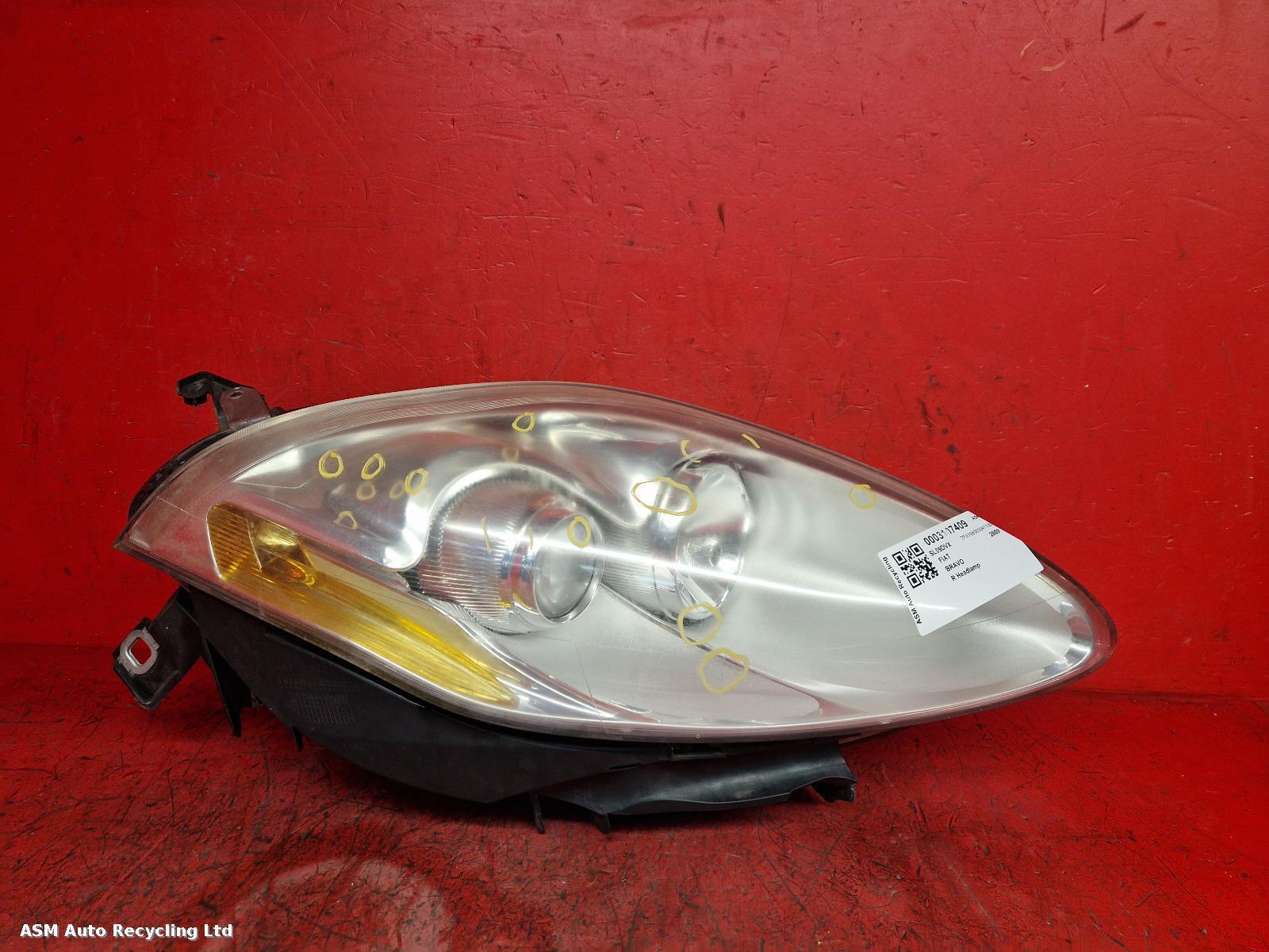 View Auto part R Headlamp Fiat Bravo 2009