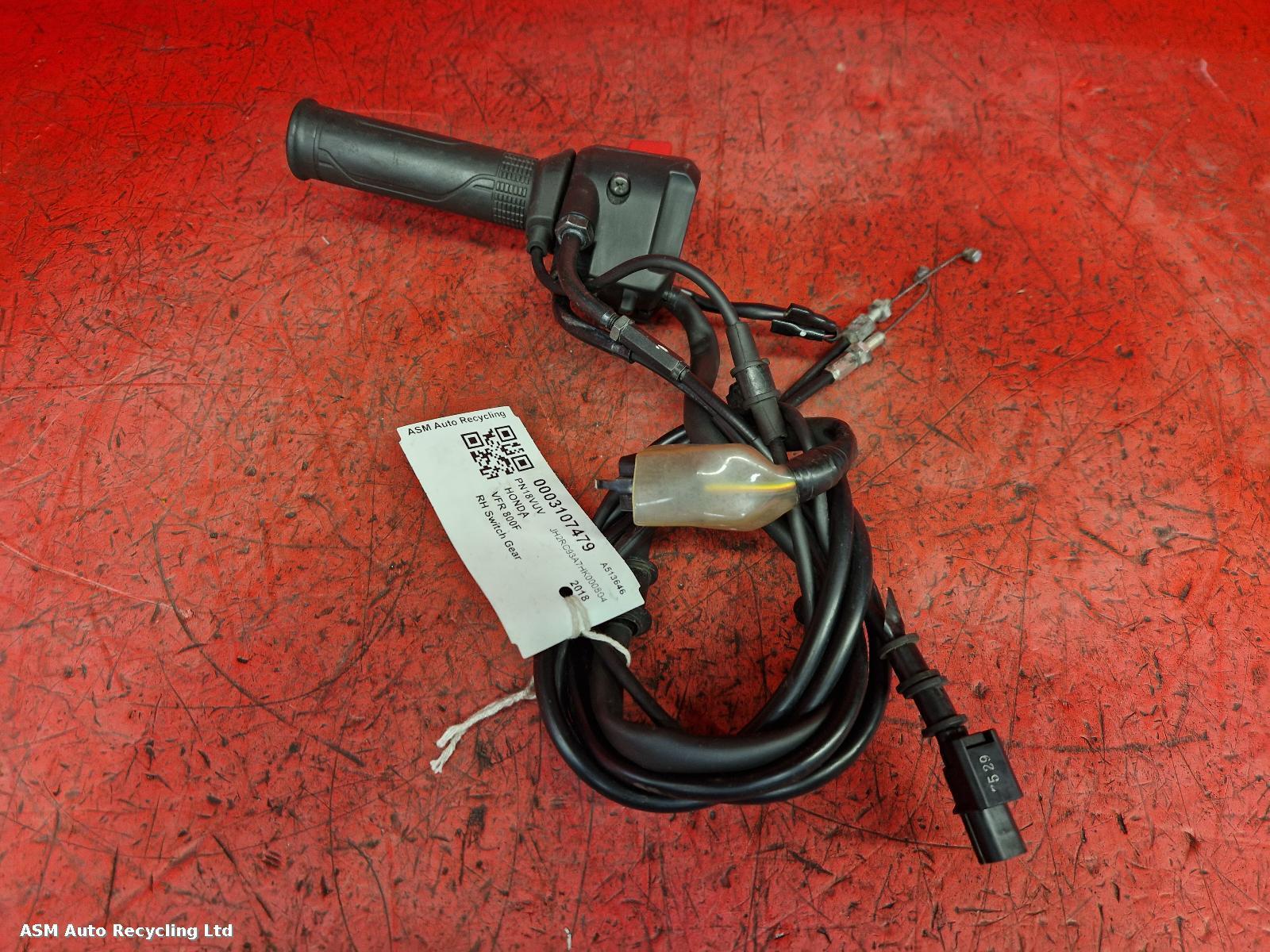 View Auto part RH Switch Gear Honda Vfr 800f 2018