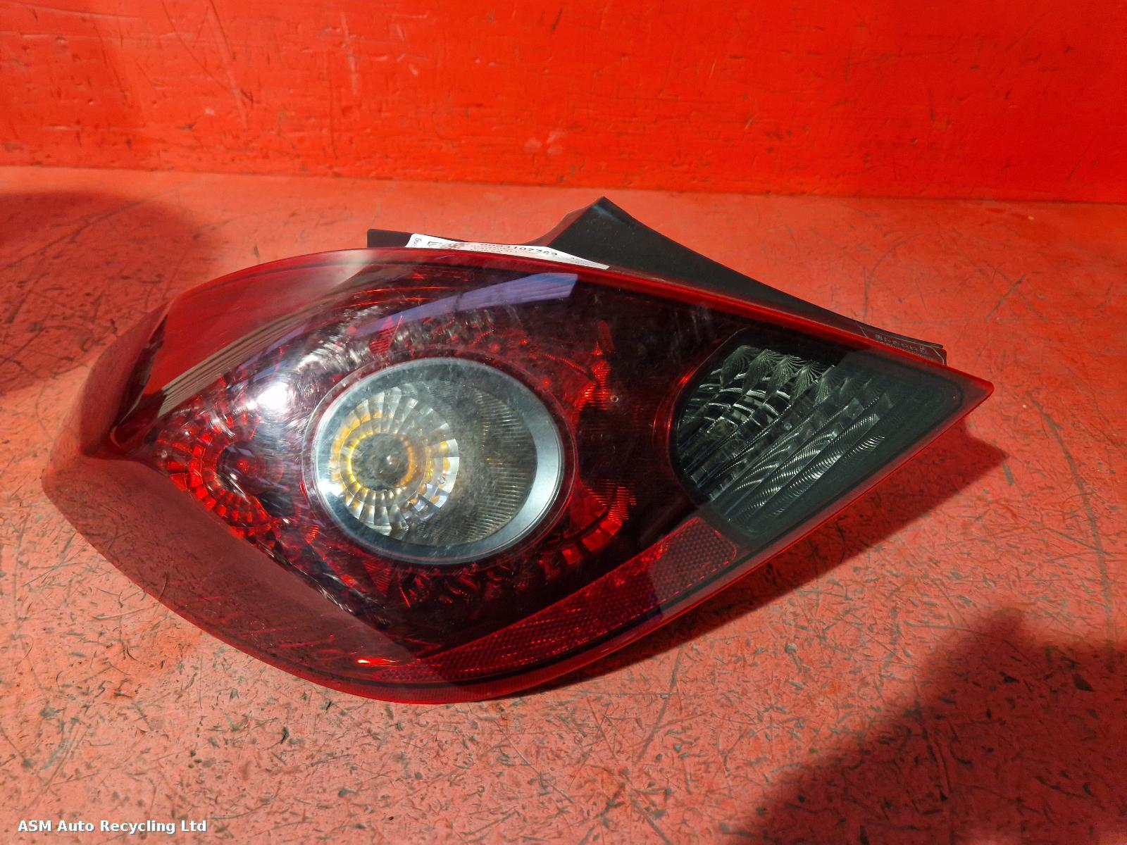 View Auto part L Taillight Vauxhall Corsa 2009