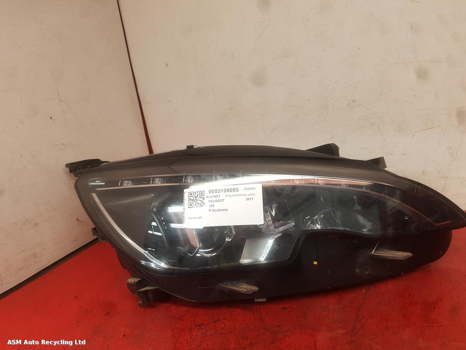 View Auto part R Headlamp Peugeot 308 2017