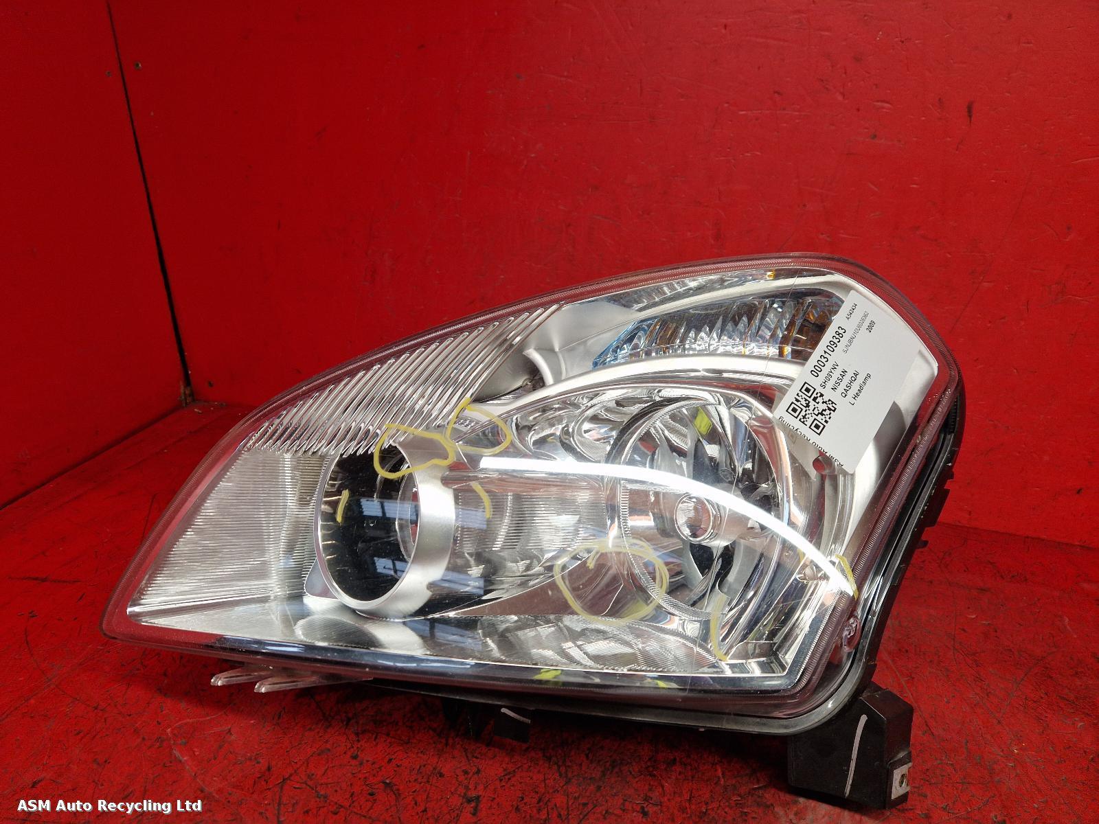 View Auto part L Headlamp Nissan Qashqai 2009