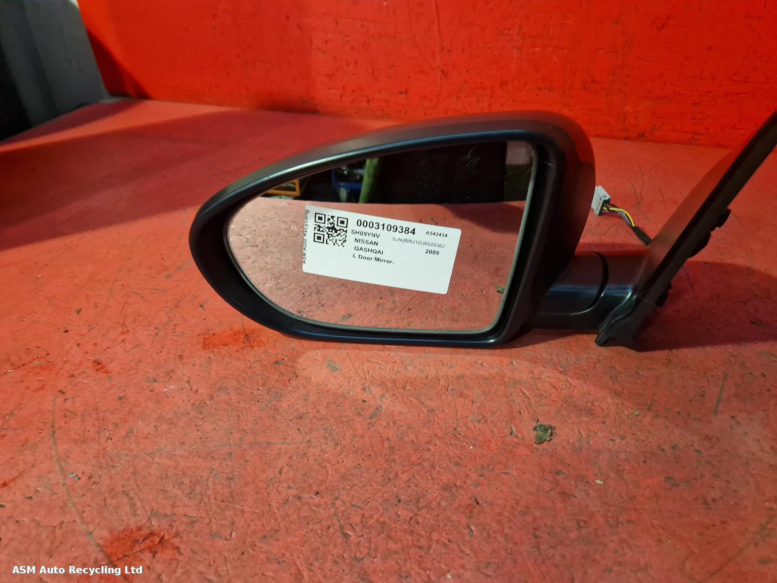 View Auto part L Door Mirror Nissan Qashqai 2009