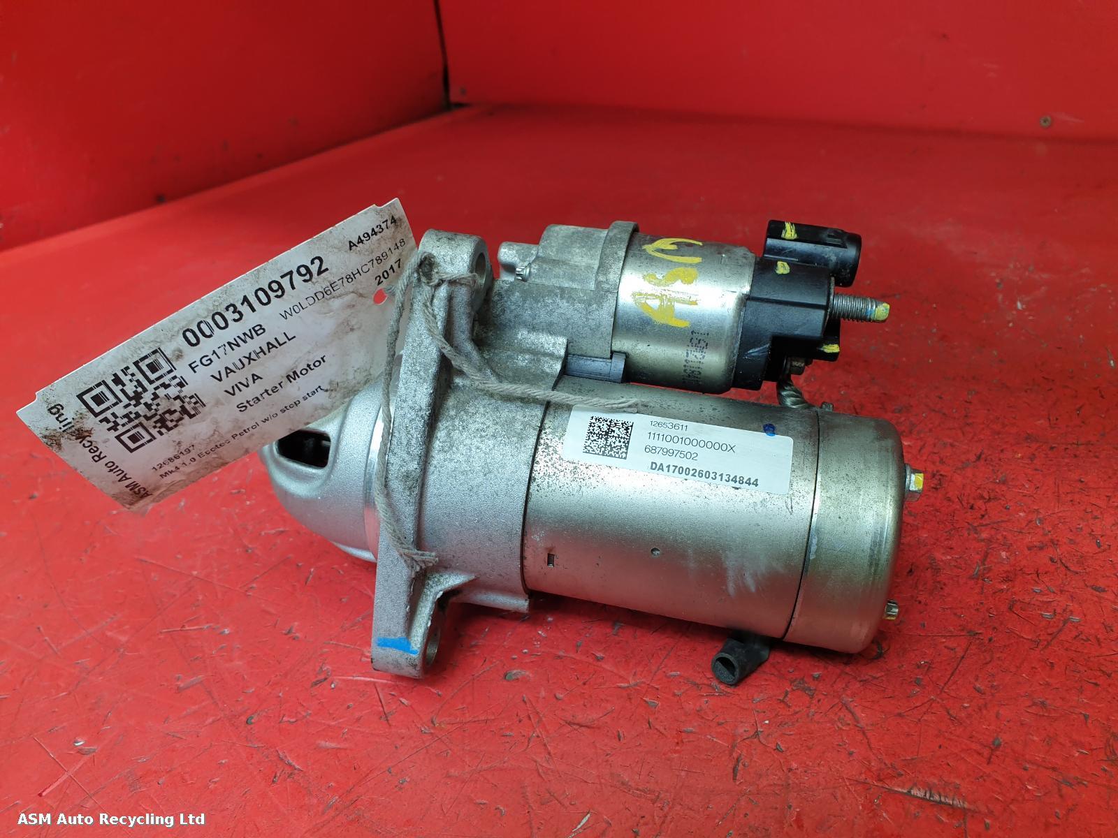 View Auto part Starter Motor Vauxhall Viva 2017