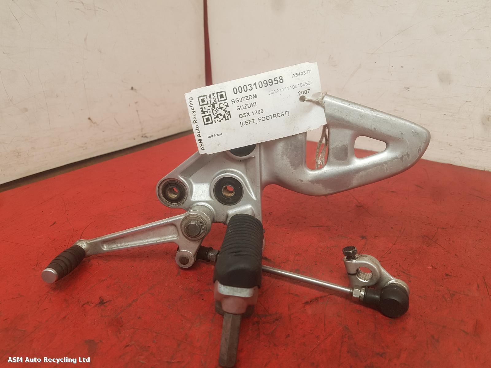 View Auto part Left Footrest Suzuki Gsx 1300 2007