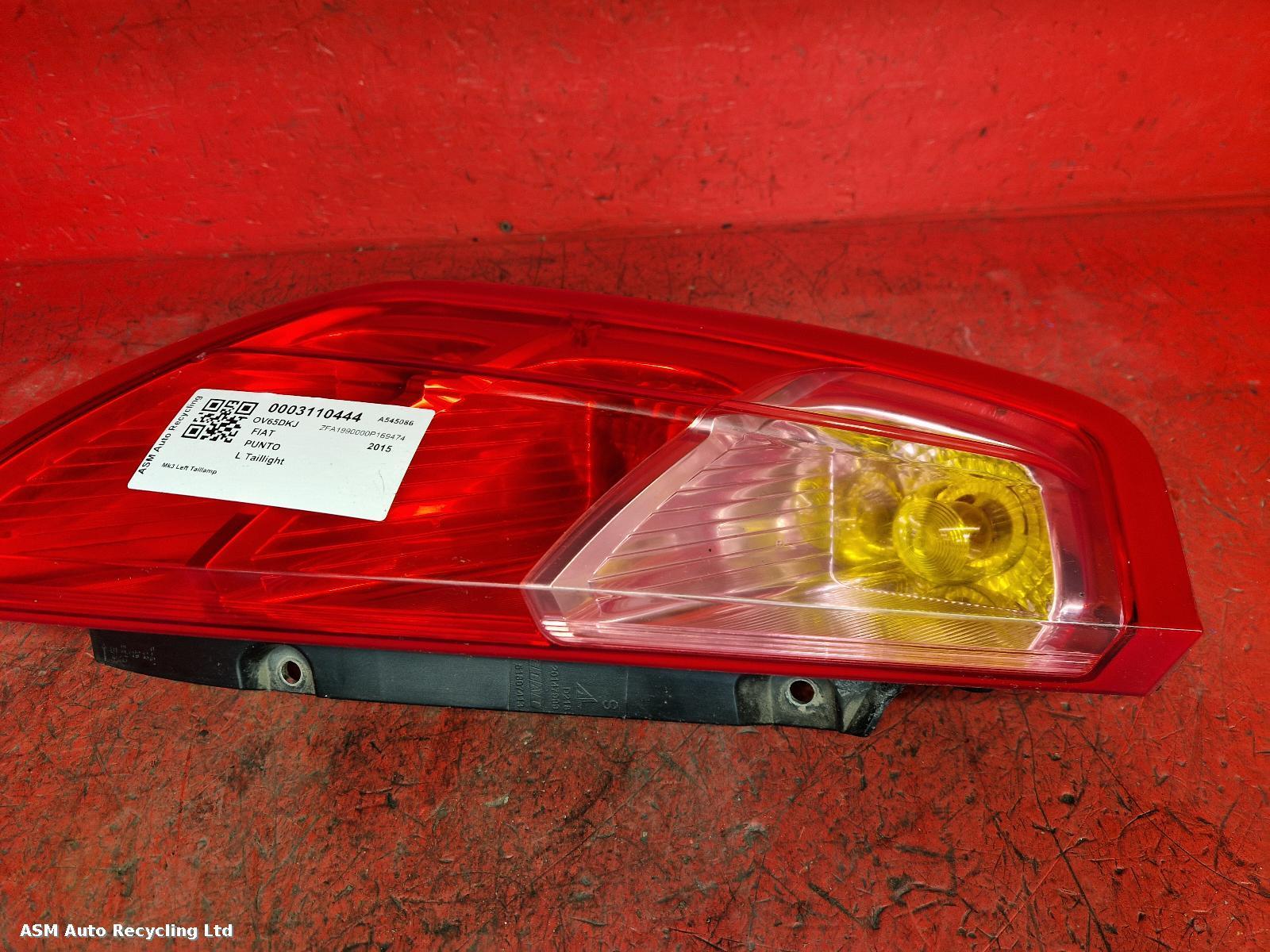 View Auto part L Taillight Fiat Punto 2015