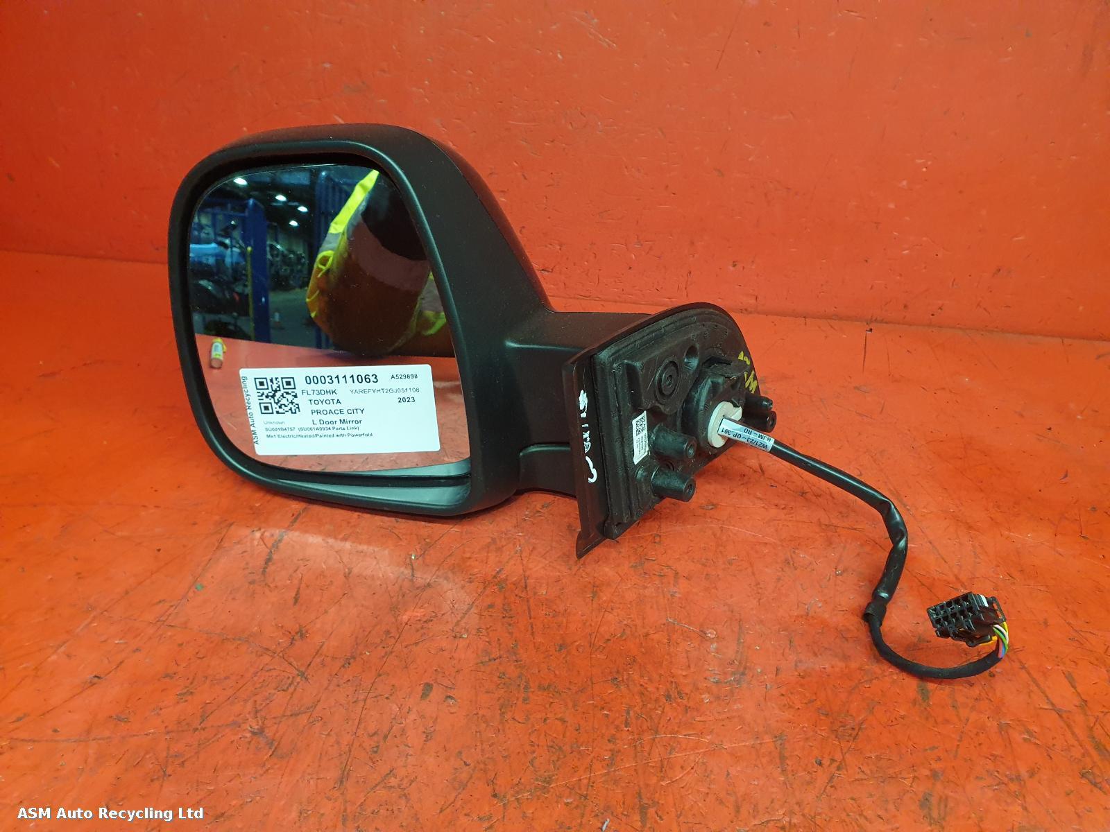 View Auto part L Door Mirror Toyota Proace City 2023