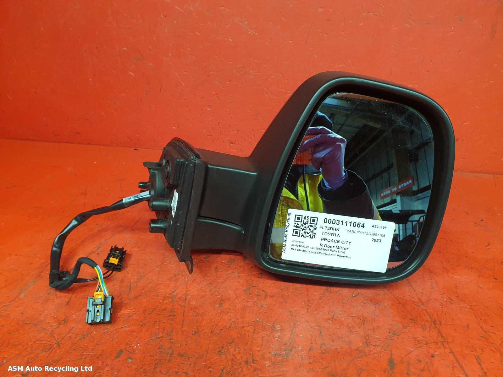 View Auto part R Door Mirror Toyota Proace City 2023