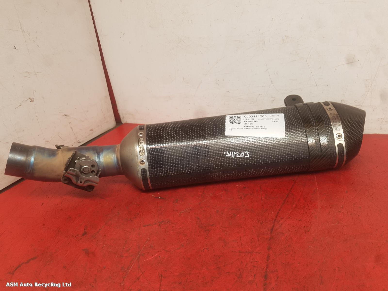 View Auto part Tail Pipe Kawasaki Zx 10r 2008