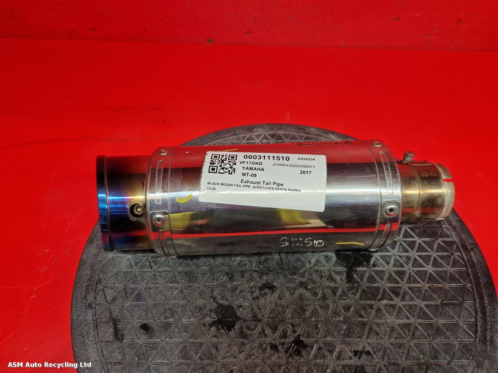 View Auto part Tail Pipe Yamaha Mt-09 2017