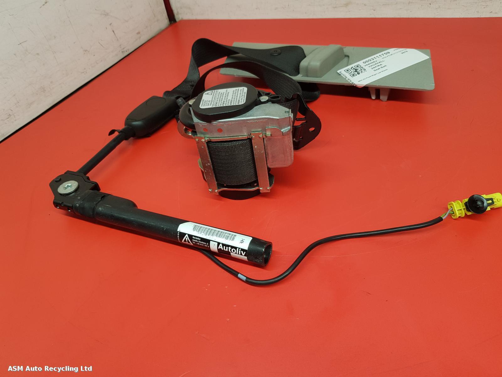 View Auto part Seat Belt Vauxhall Zafira 2016