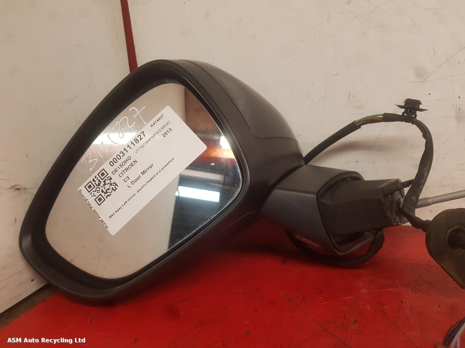 View Auto part L Door Mirror Citroen C3 2015