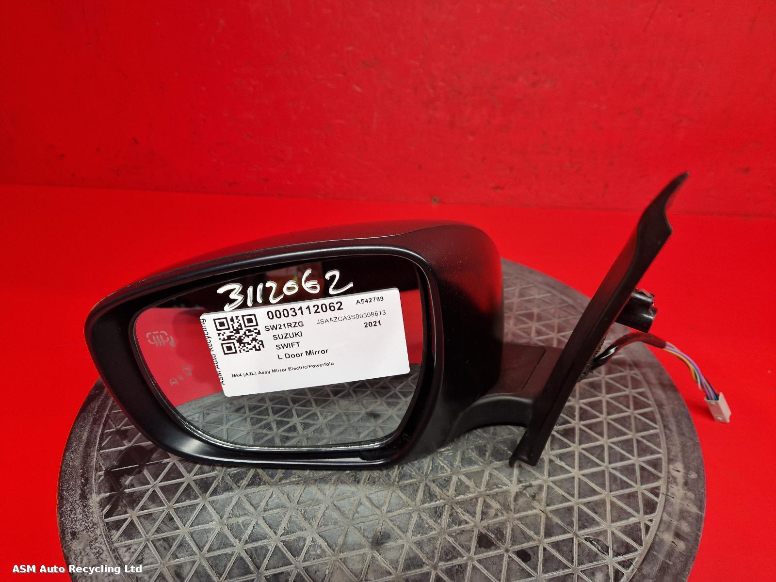 View Auto part L Door Mirror Suzuki Swift 2021
