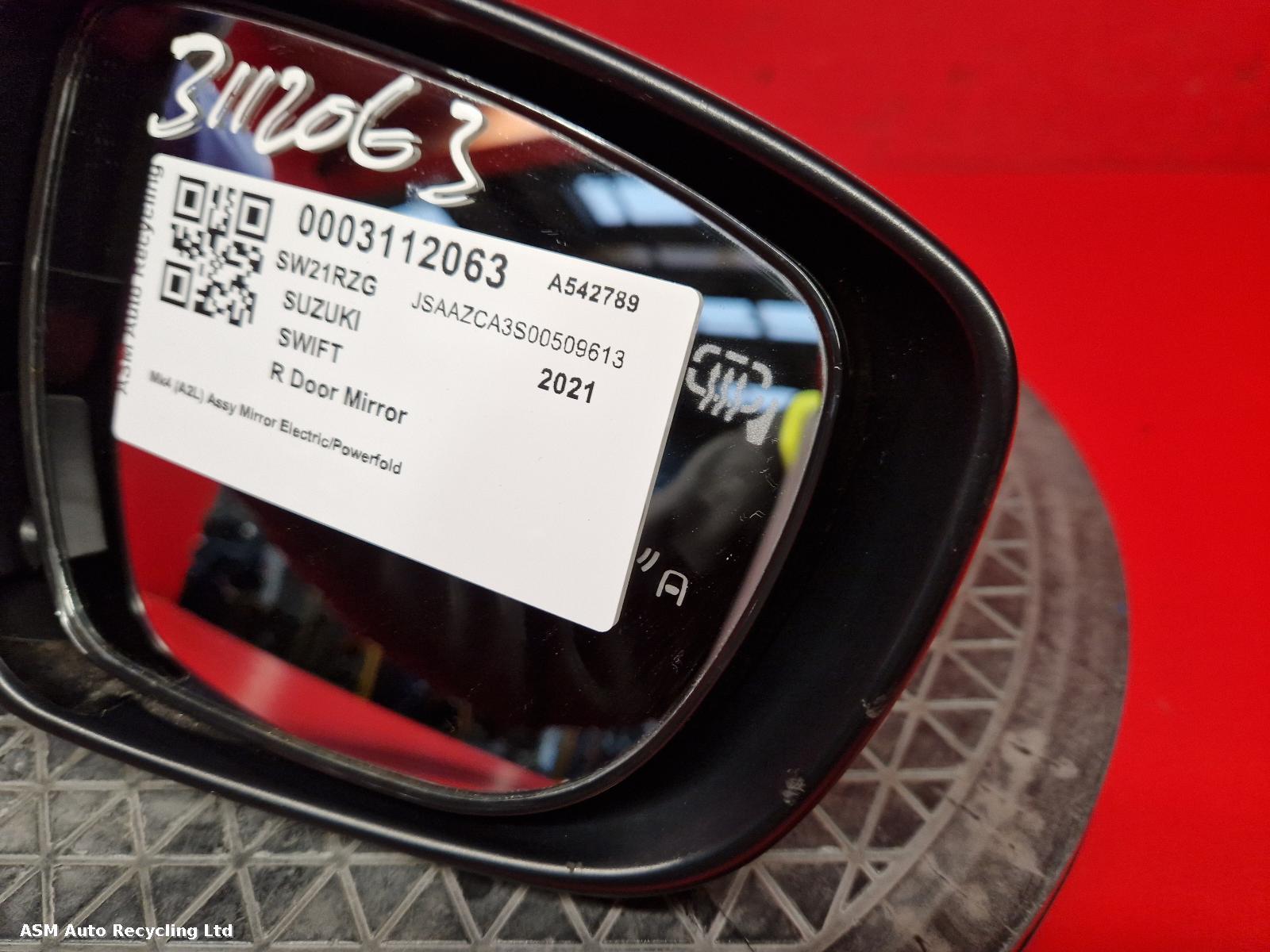 View Auto part R Door Mirror Suzuki Swift 2021