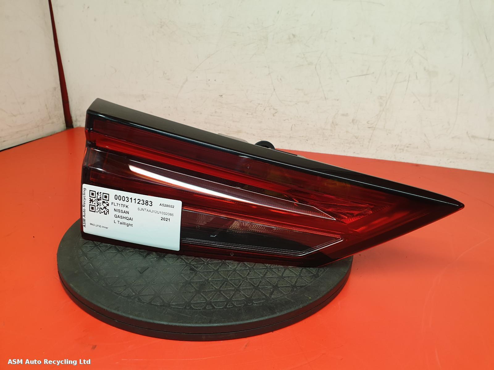 View Auto part L Taillight Nissan Qashqai 2021