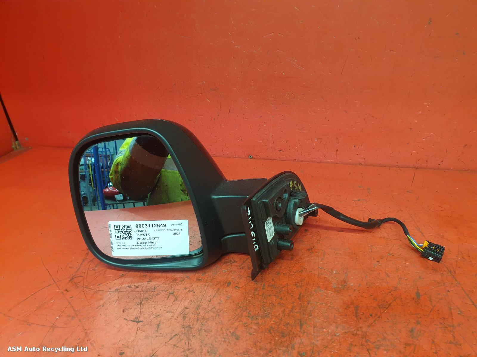 View Auto part L Door Mirror Toyota Proace City 2024