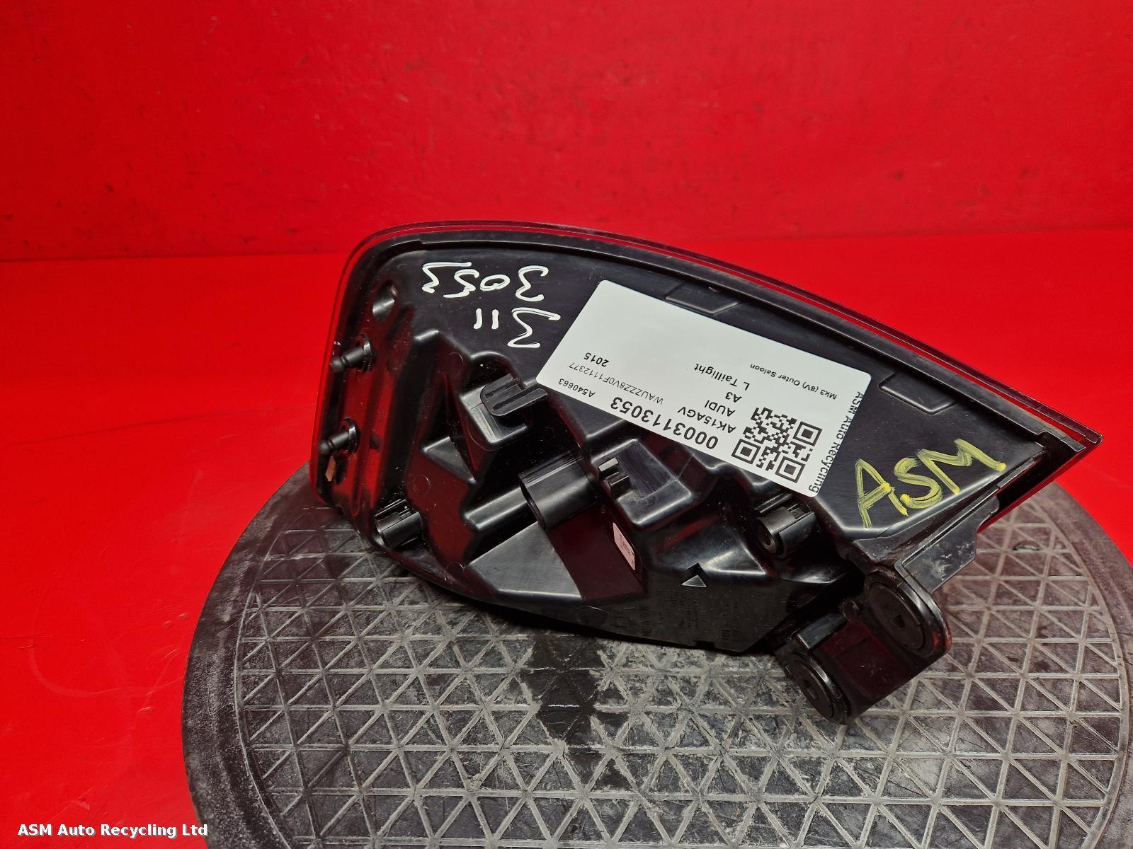 View Auto part L Taillight Audi A3 2015
