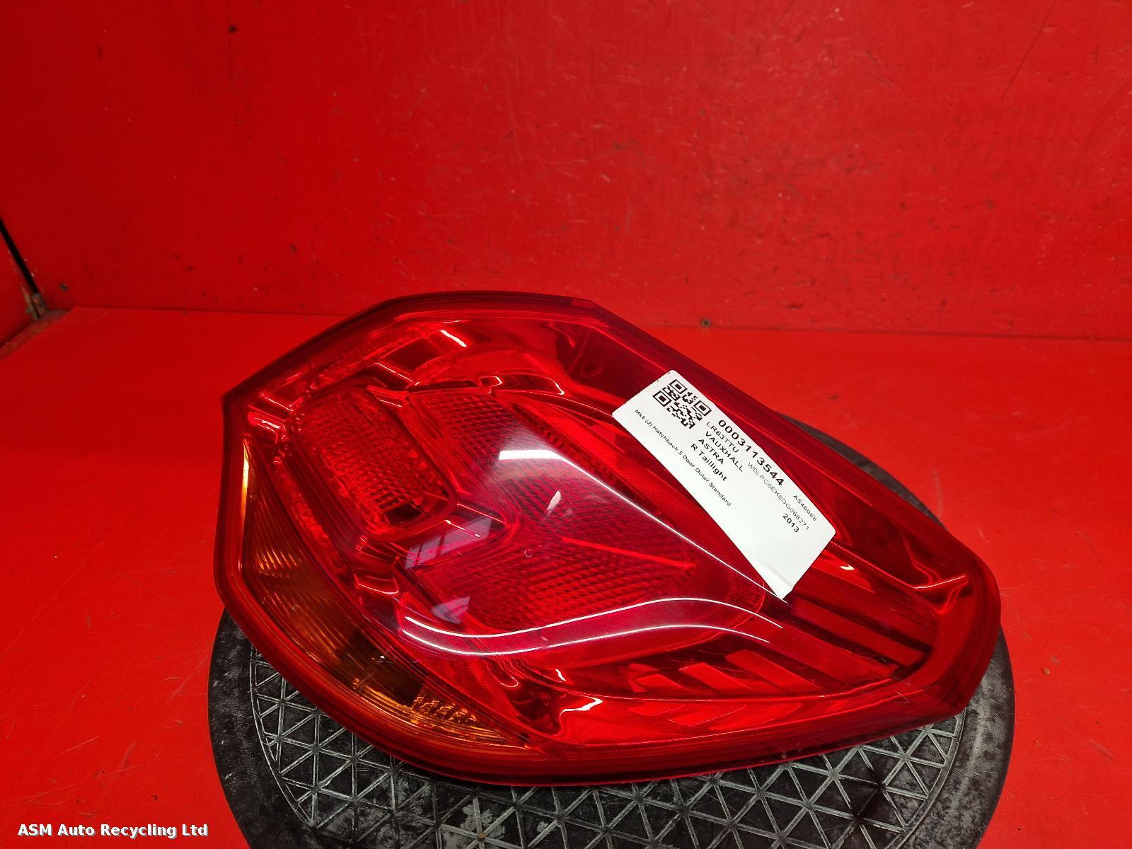 View Auto part R Taillight Vauxhall Astra 2013