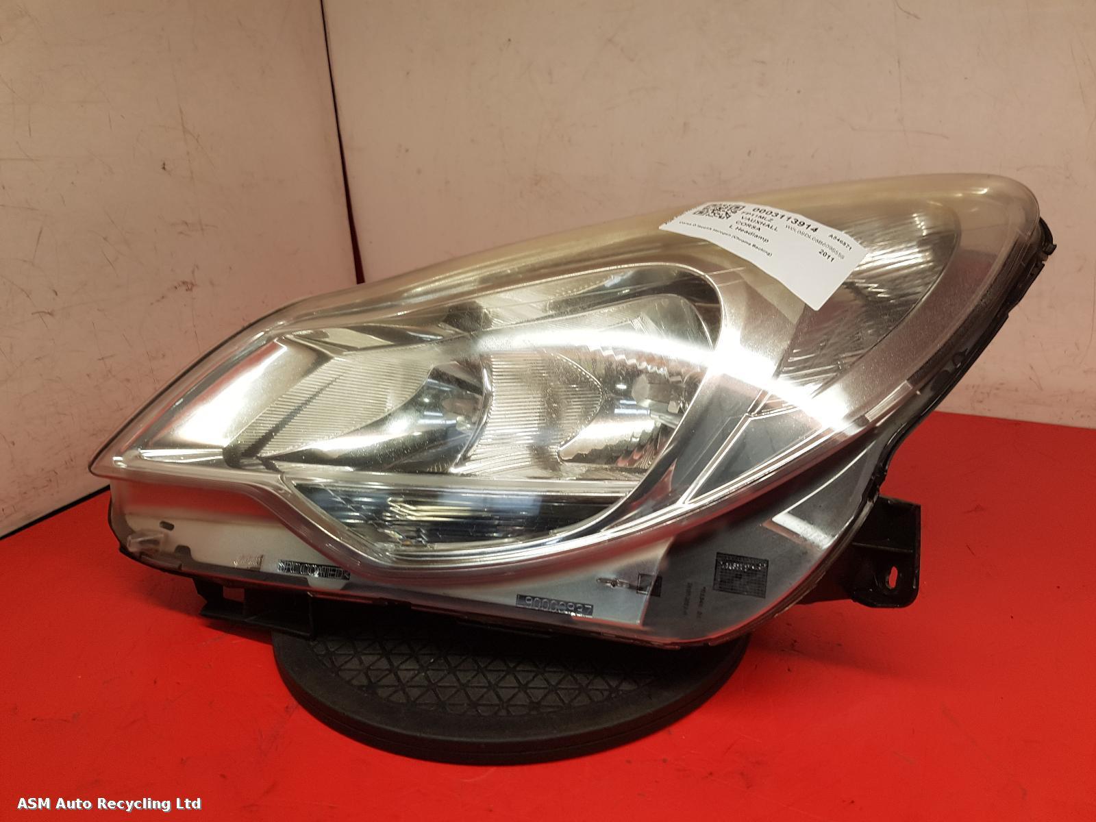 View Auto part L Headlamp Vauxhall Corsa 2011
