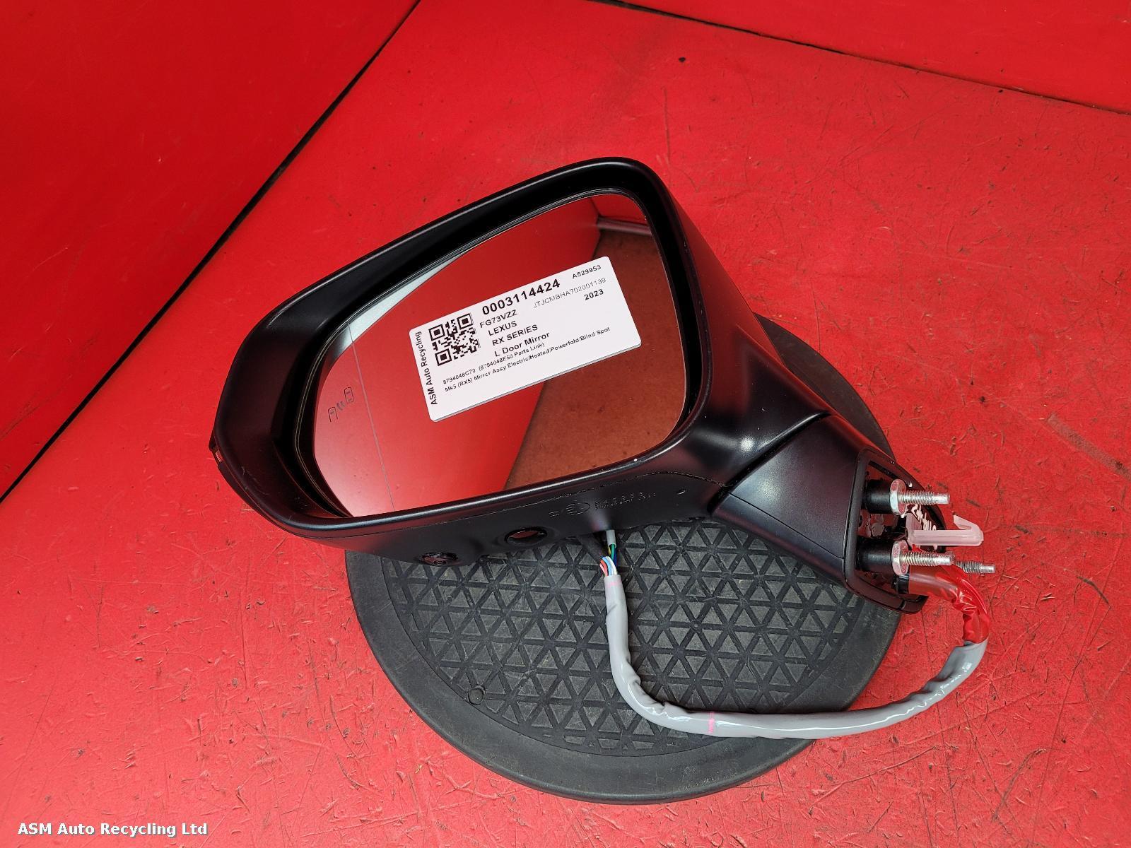 View Auto part L Door Mirror Lexus Rx Series  2023