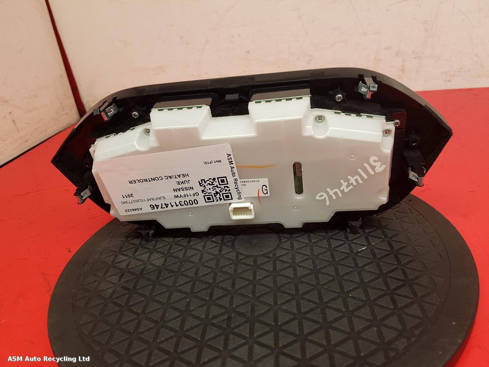 View Auto part Heater/AC Controller Nissan Juke 2011