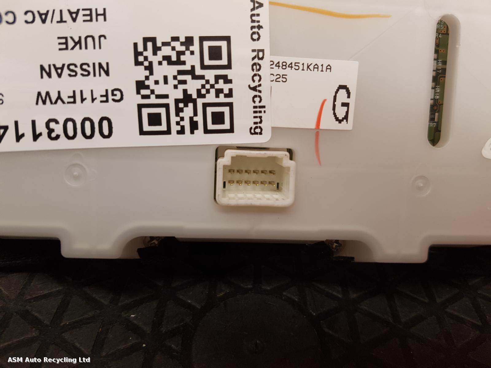 View Auto part Heater/AC Controller Nissan Juke 2011