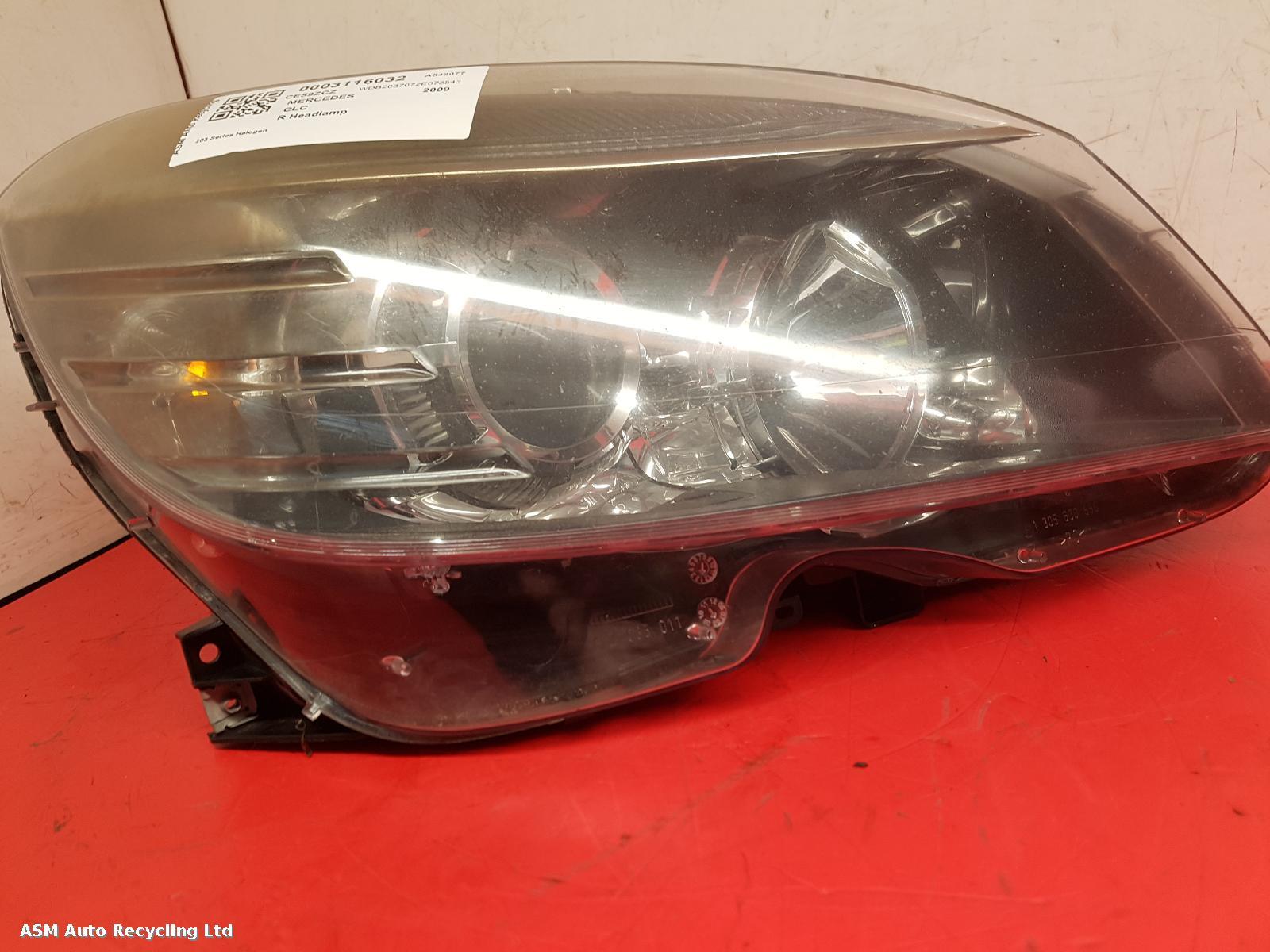 View Auto part R Headlamp Mercedes Clc 2009